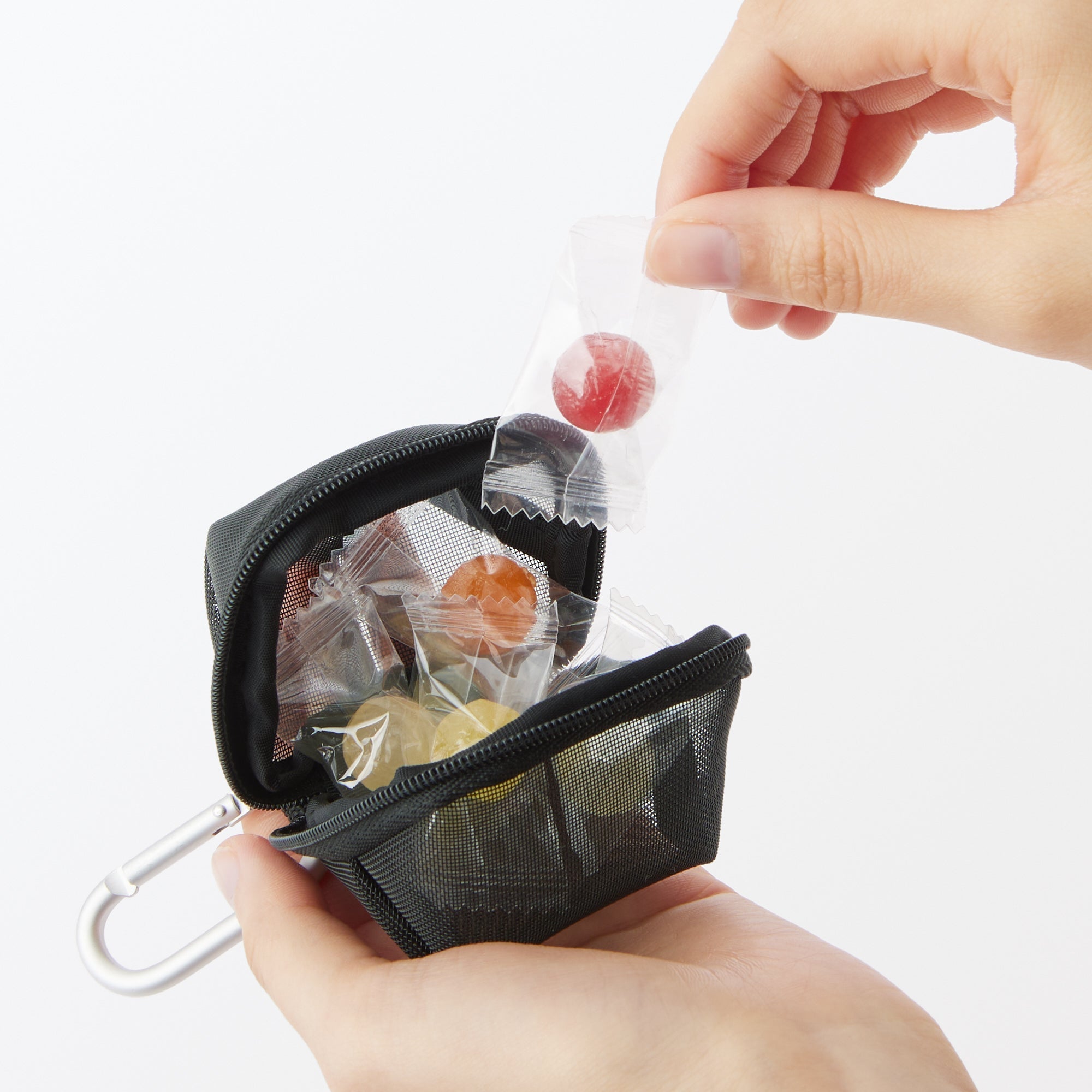 Nylon Mesh Compact Pouch