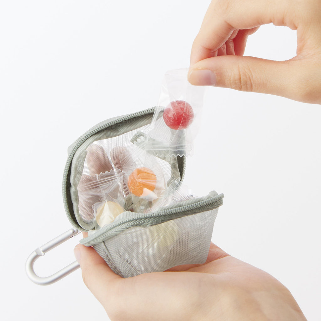 Nylon Mesh Compact Pouch