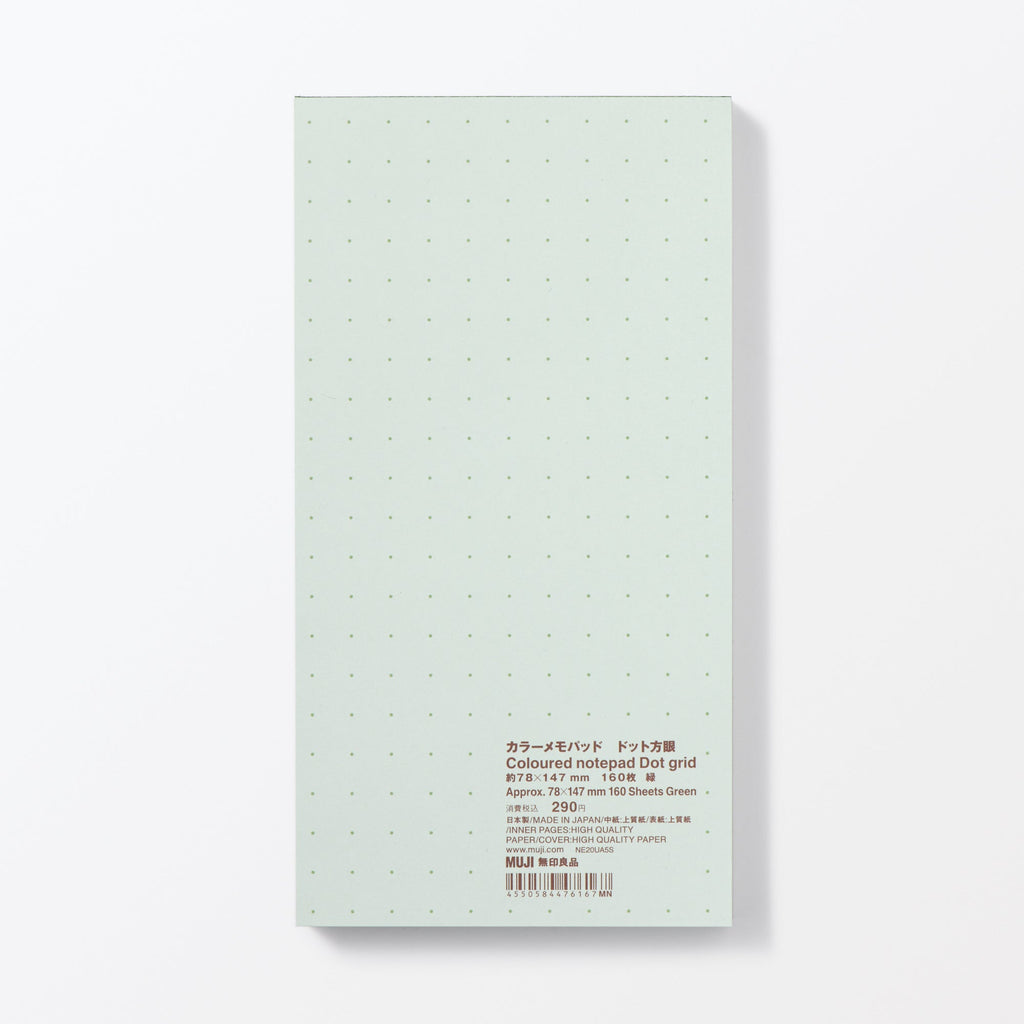Colored Notepad - Dot Grid (W3.1 x L5.8)