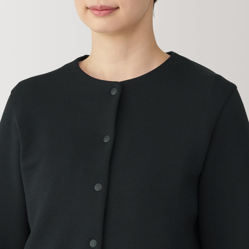 Women's Double Knitted Sweatshirt Cardigan