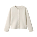 Women's Double Knitted Sweatshirt Cardigan