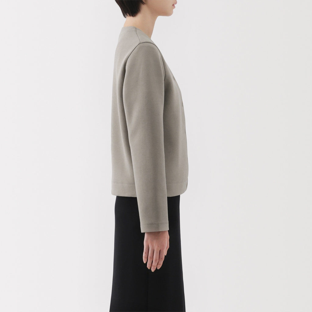 Women's Double Knitted Sweatshirt Cardigan