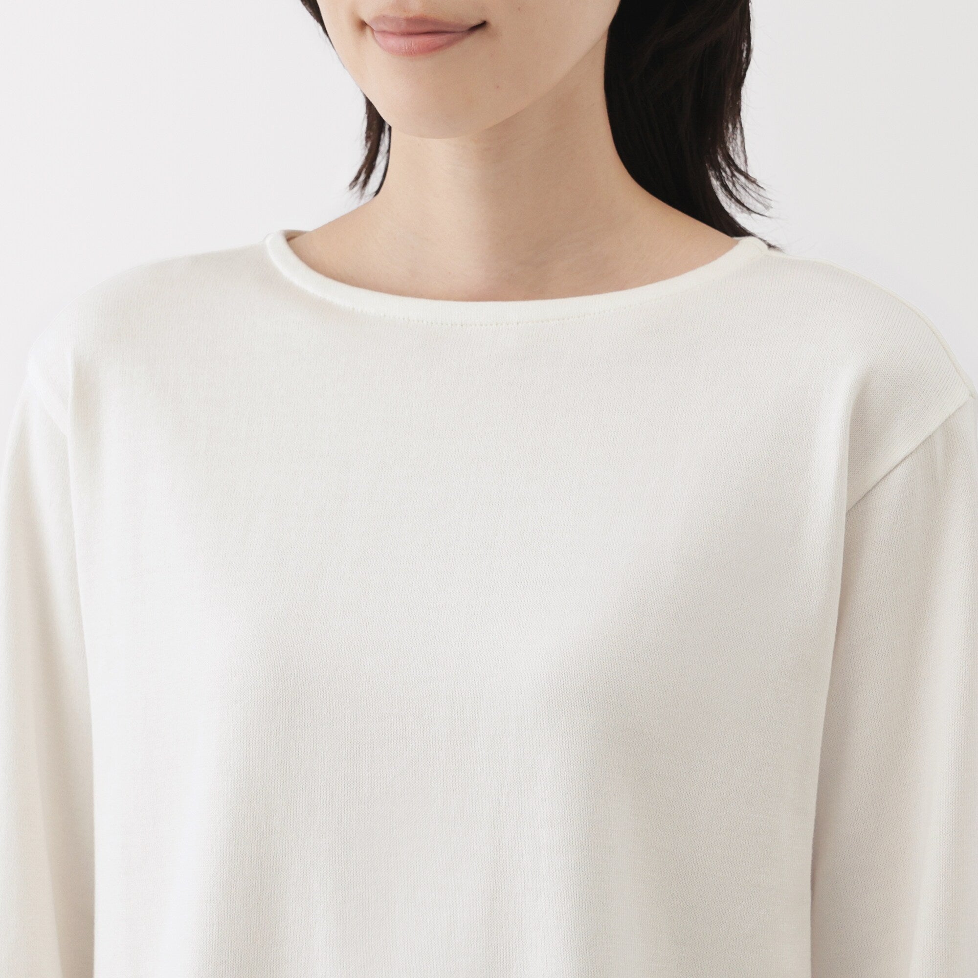 Heavyweight Cotton Boatneck T-Shirt