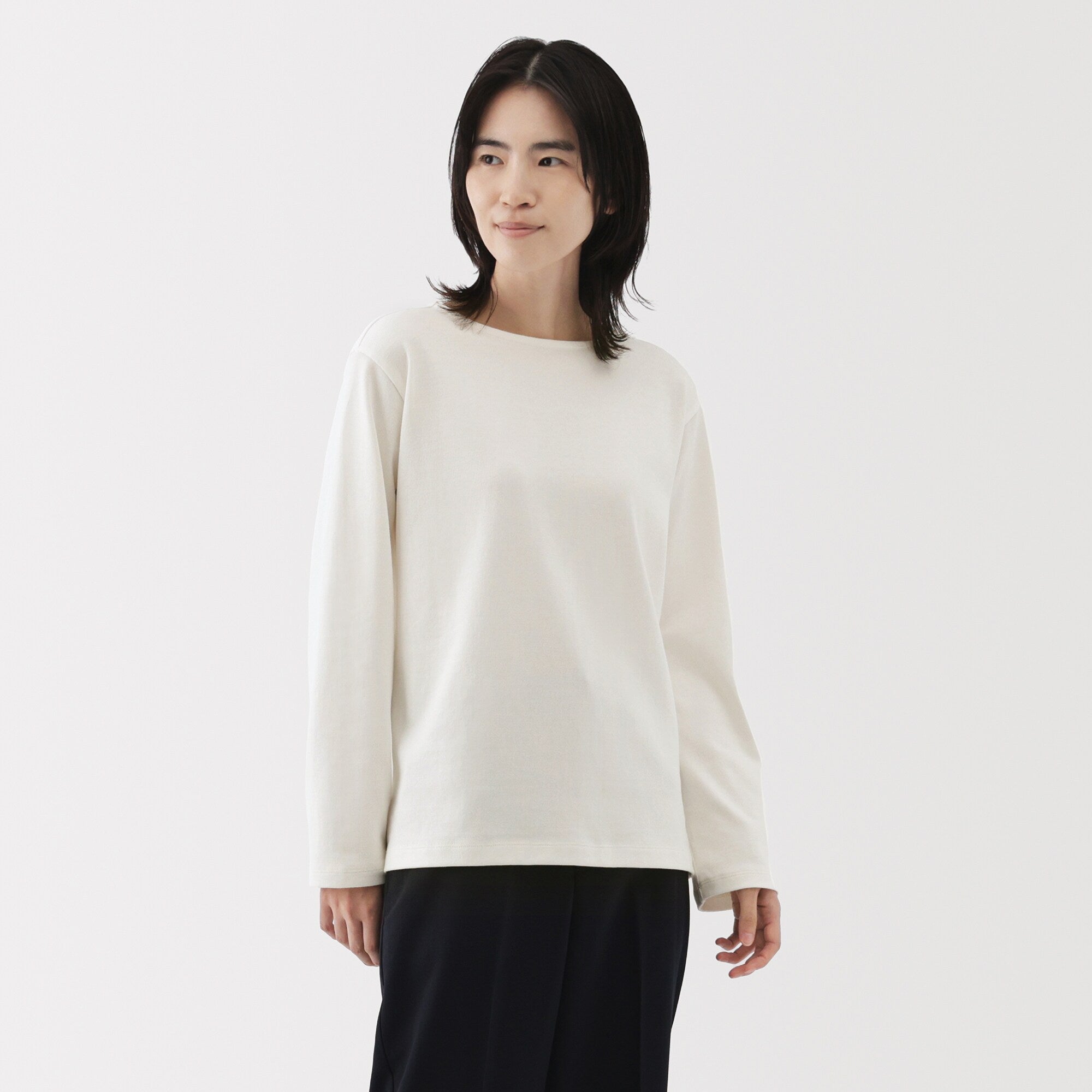 Heavyweight Cotton Boatneck T-Shirt