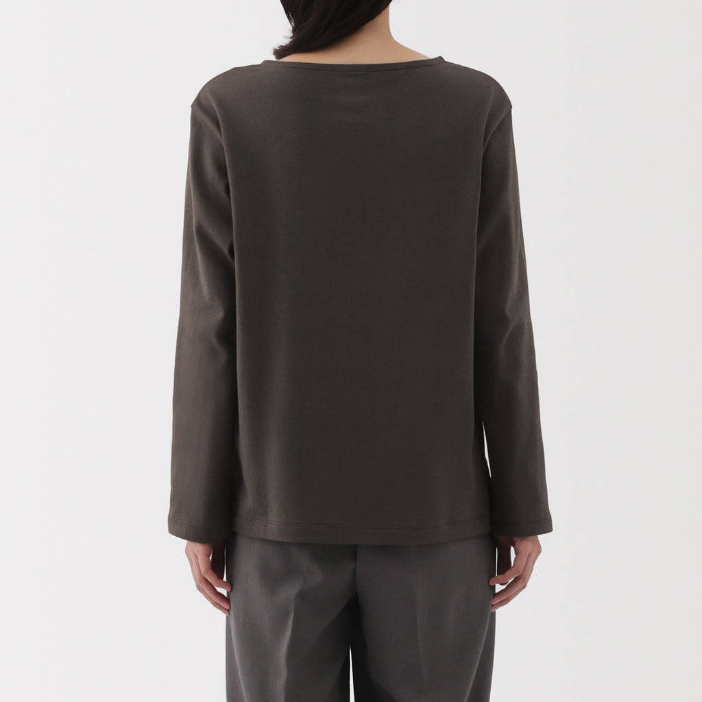 Heavyweight Cotton Boatneck T-Shirt