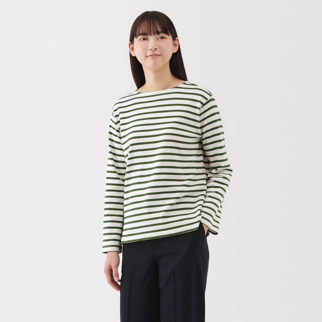 Heavyweight Cotton Boatneck T-Shirt