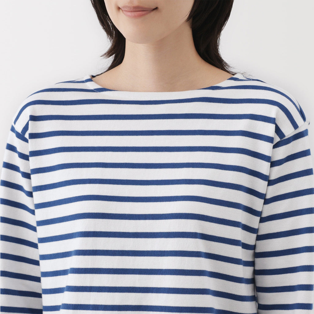 Heavyweight Cotton Boatneck T-Shirt