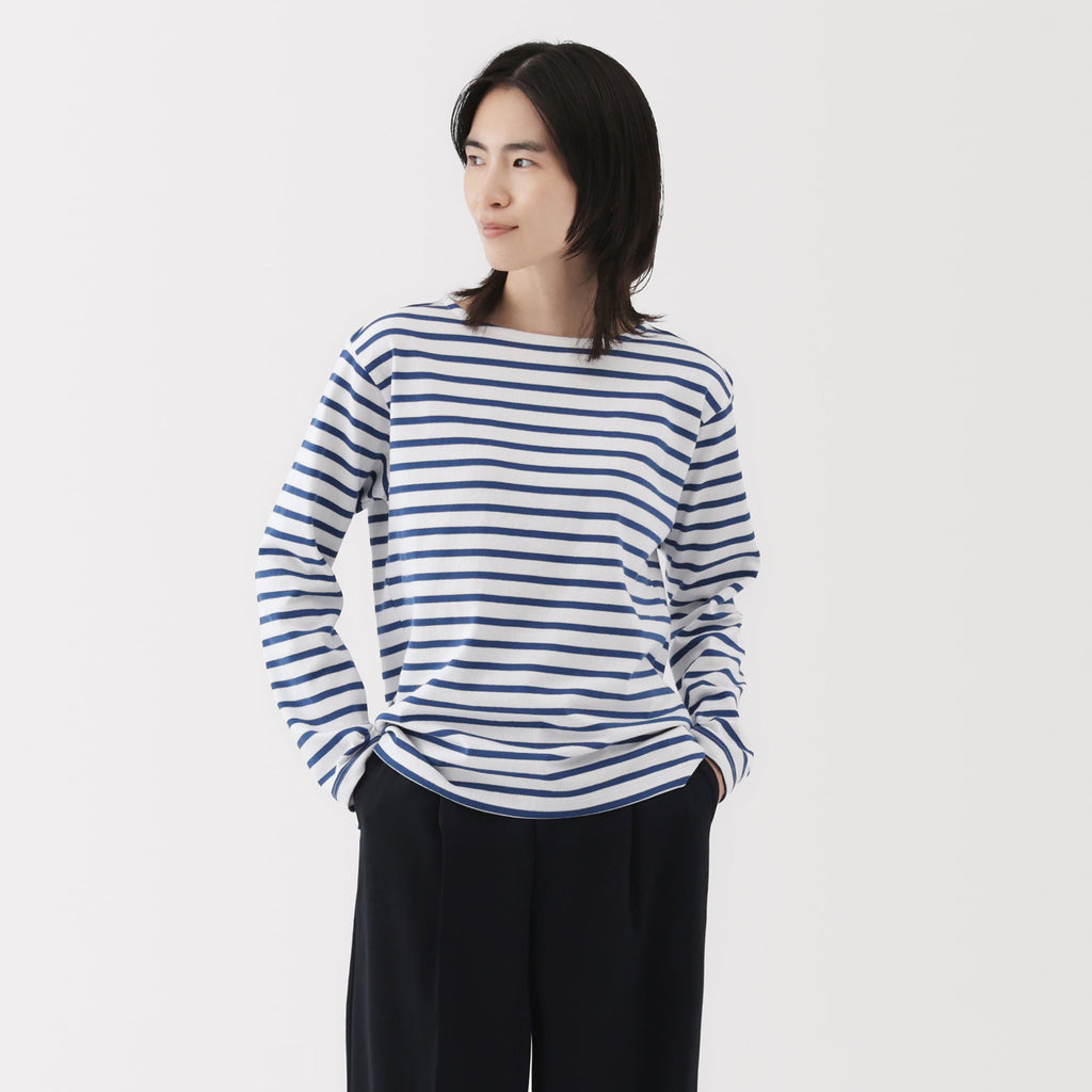 Heavyweight Cotton Boatneck T-Shirt