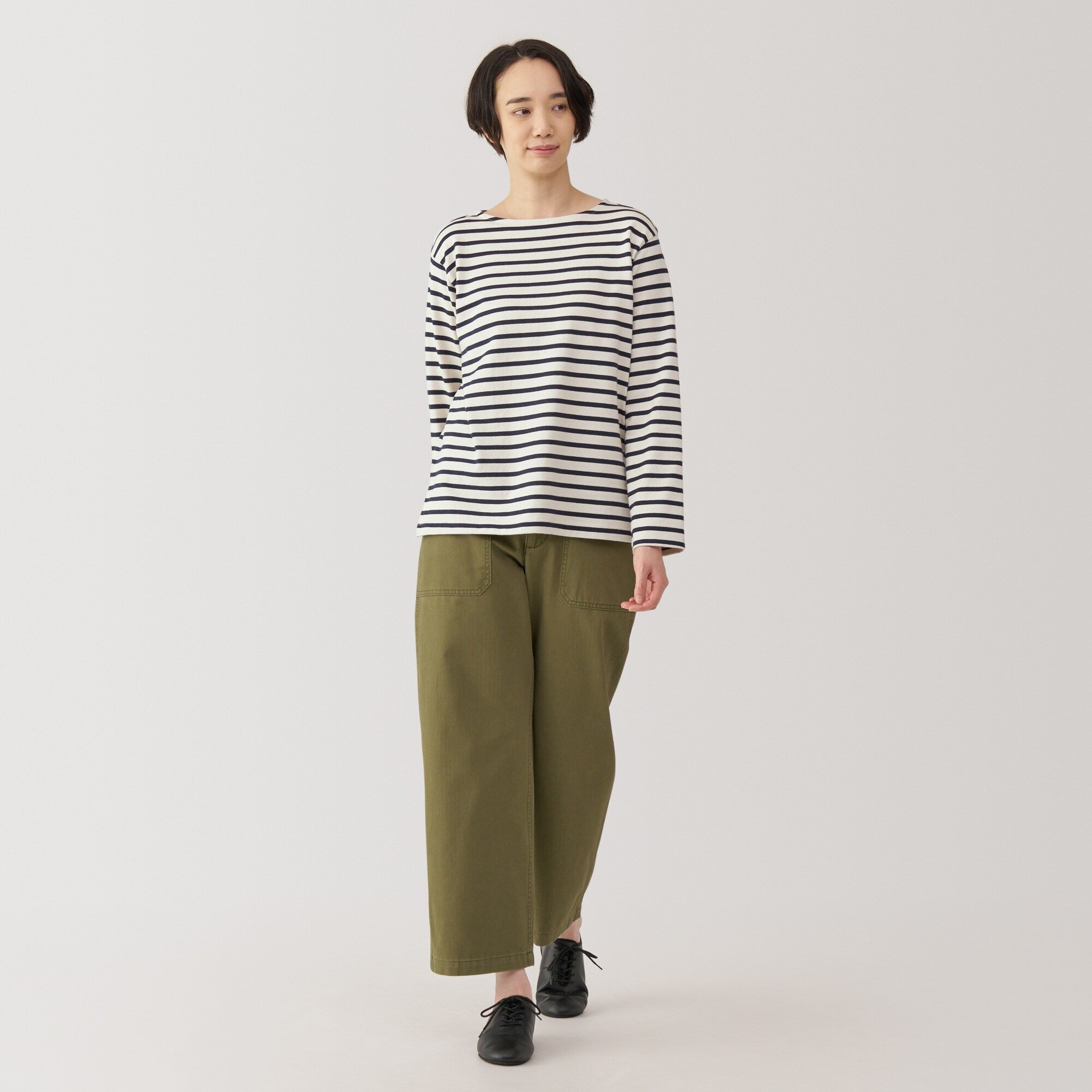 Heavyweight Cotton Boatneck T-Shirt
