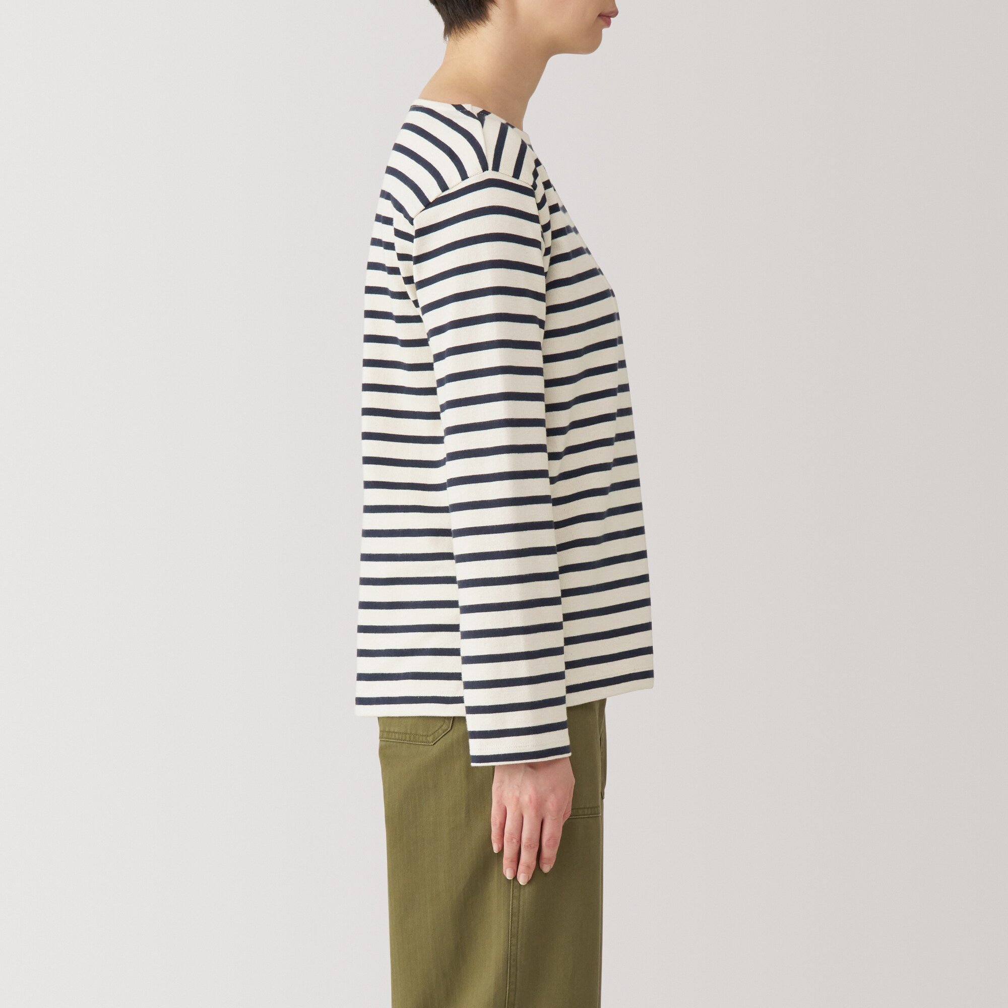 Heavyweight Cotton Boatneck T-Shirt