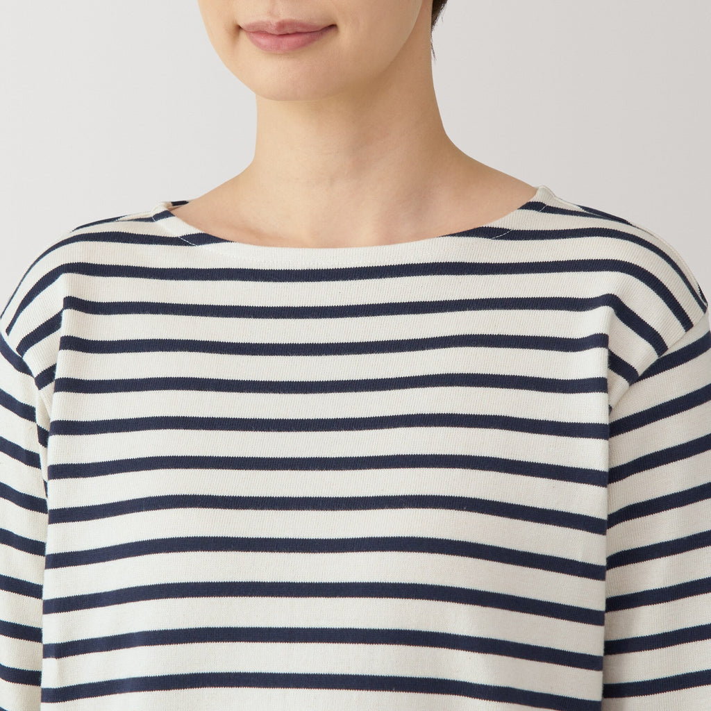Heavyweight Cotton Boatneck T-Shirt