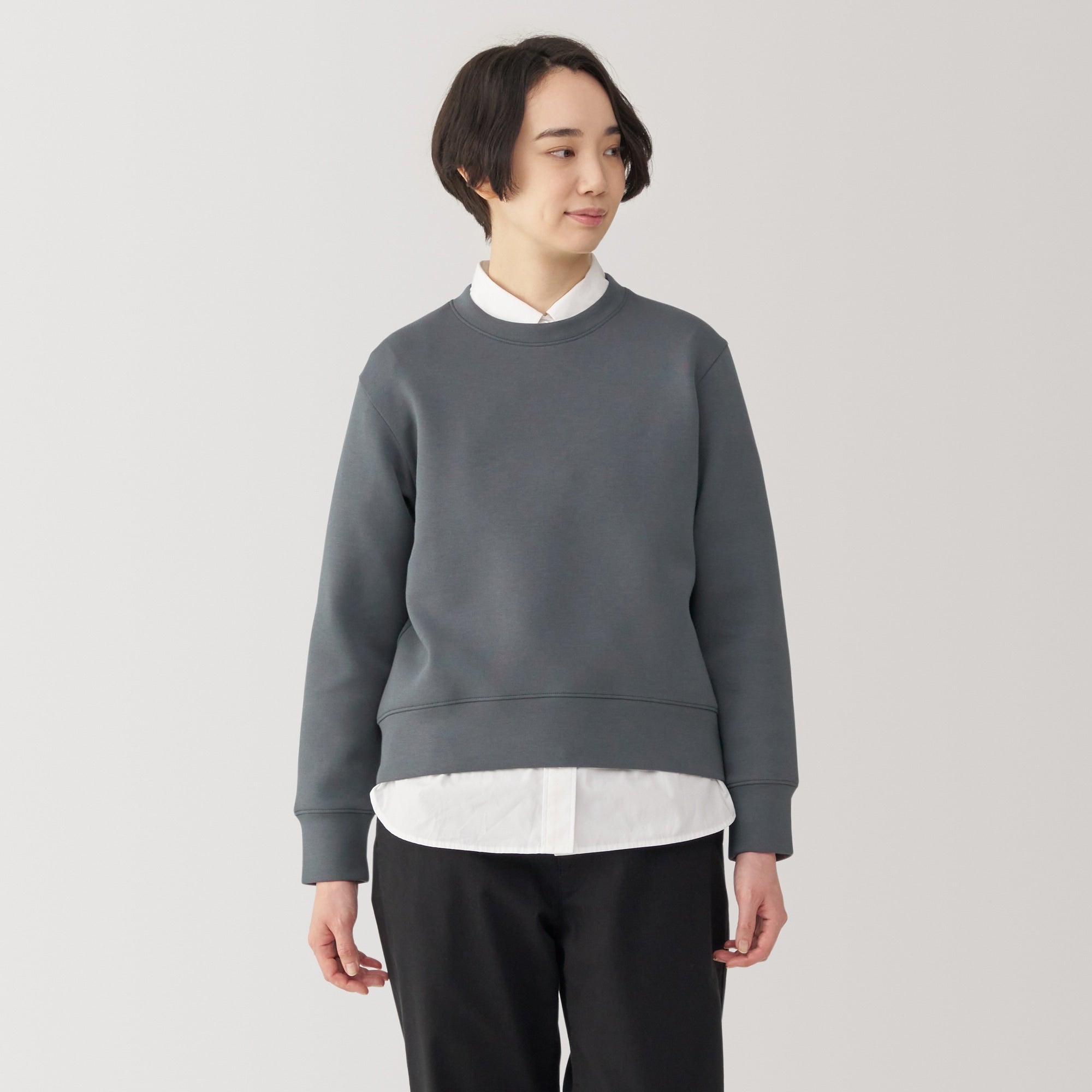 Women's Double Knitted Sweatshirt