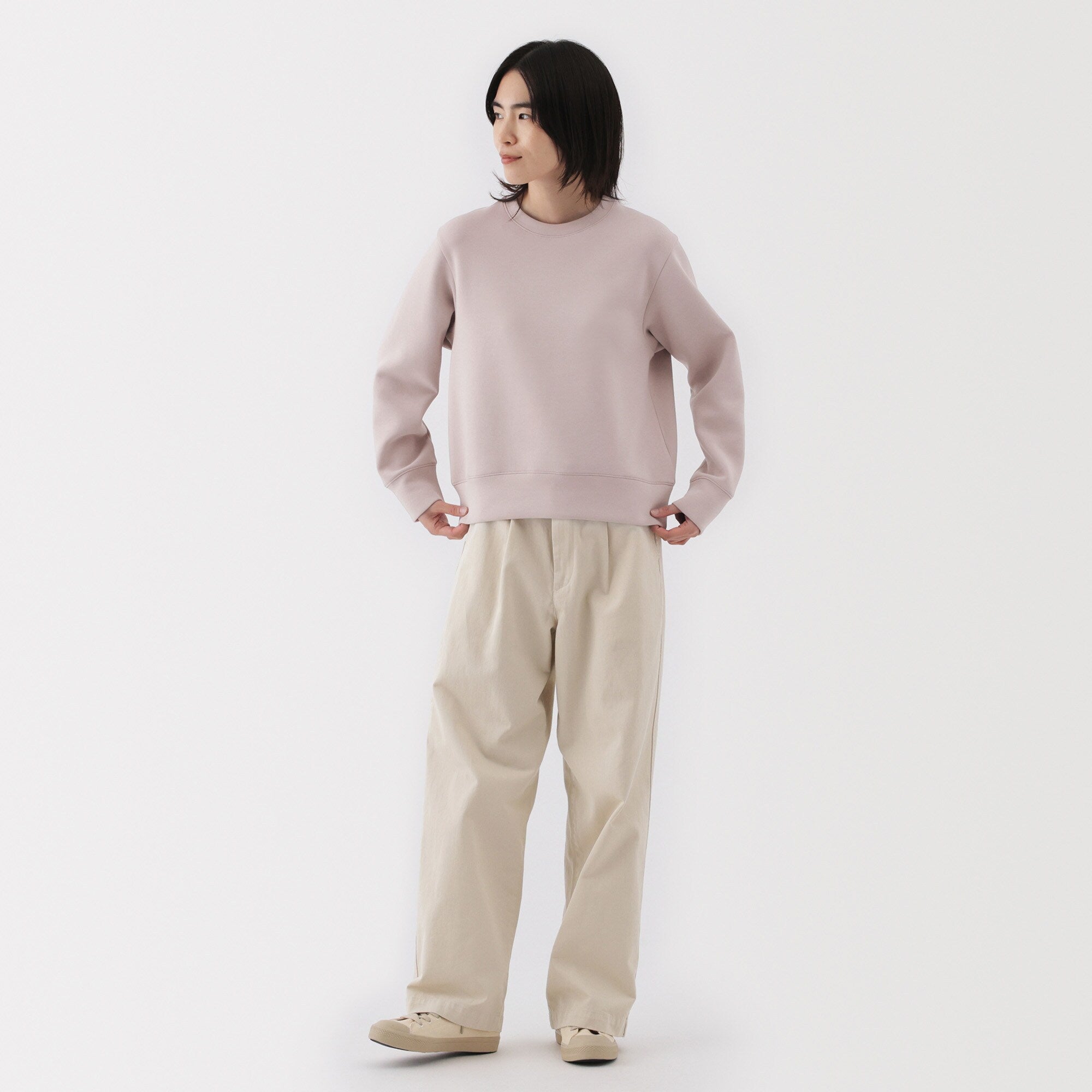 Women's Double Knitted Sweatshirt