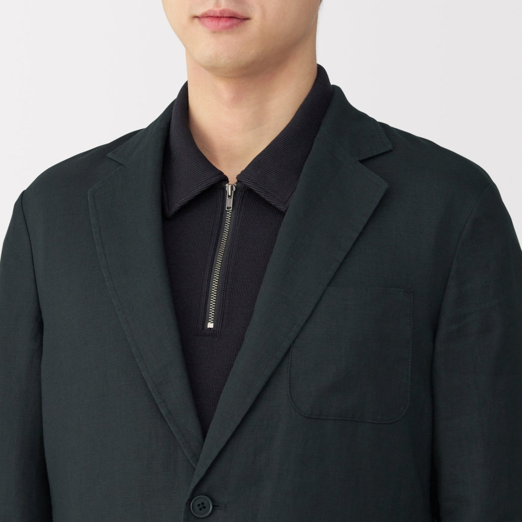 Men's Washed Linen Jacket