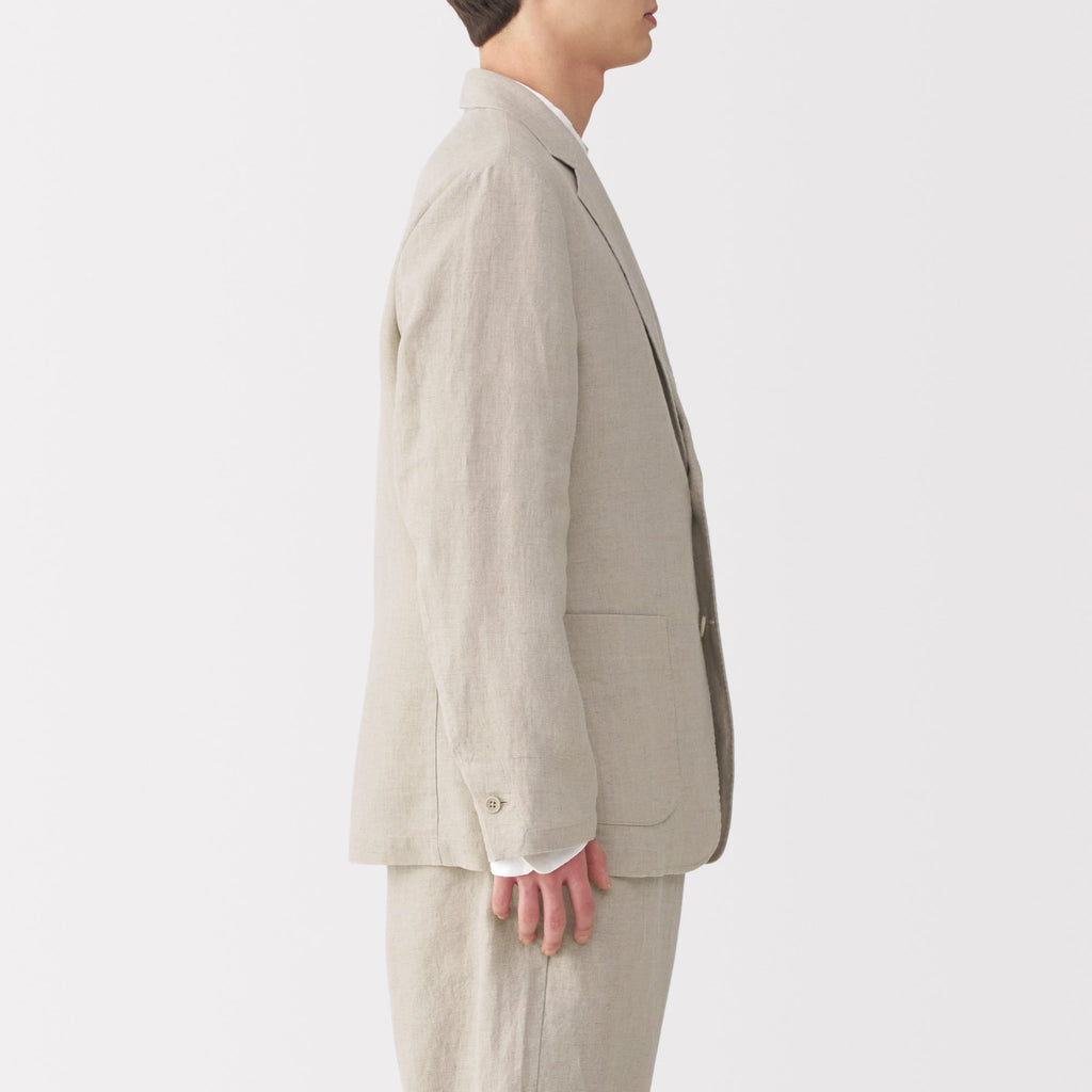 Men's Washed Linen Jacket