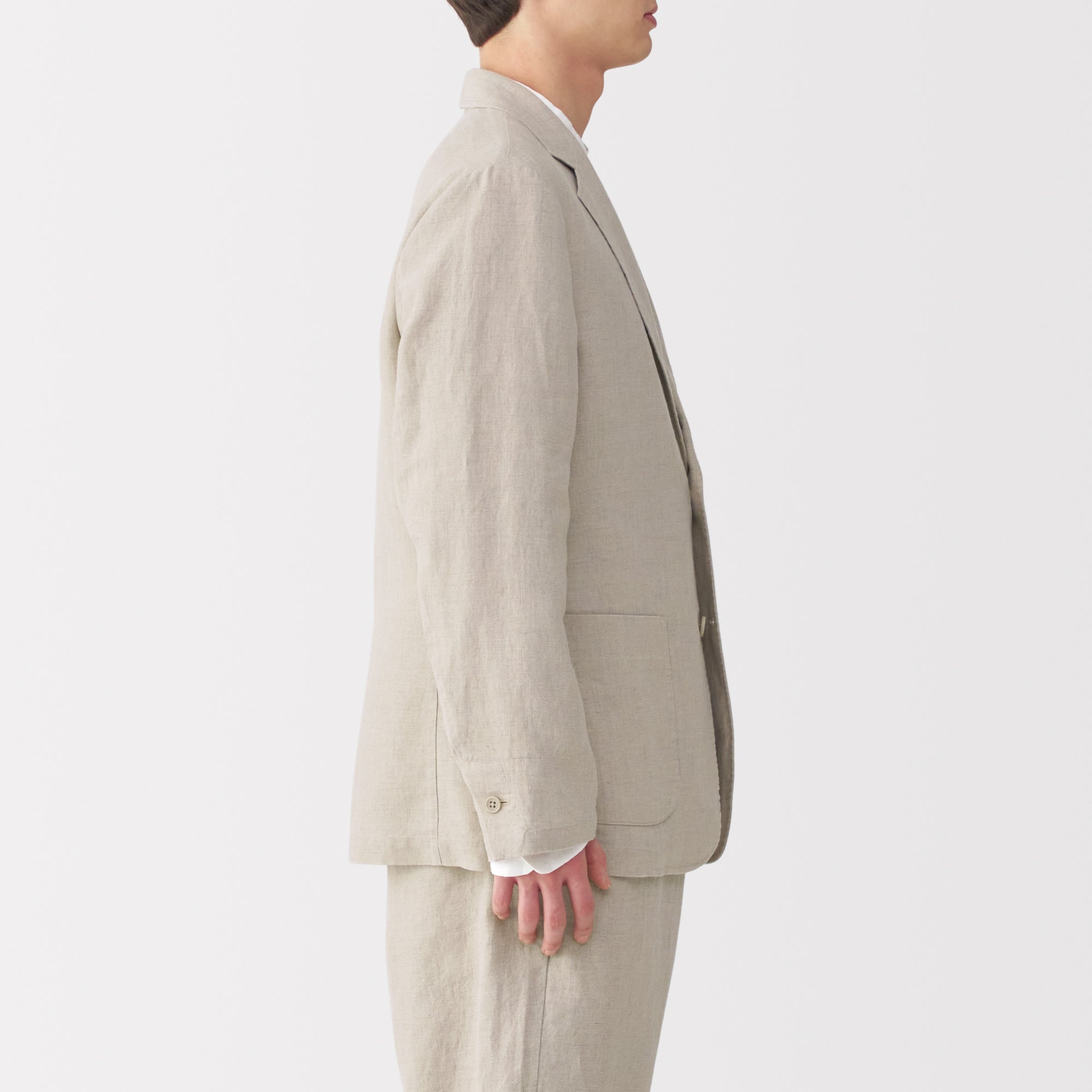 Men's Washed Linen Jacket