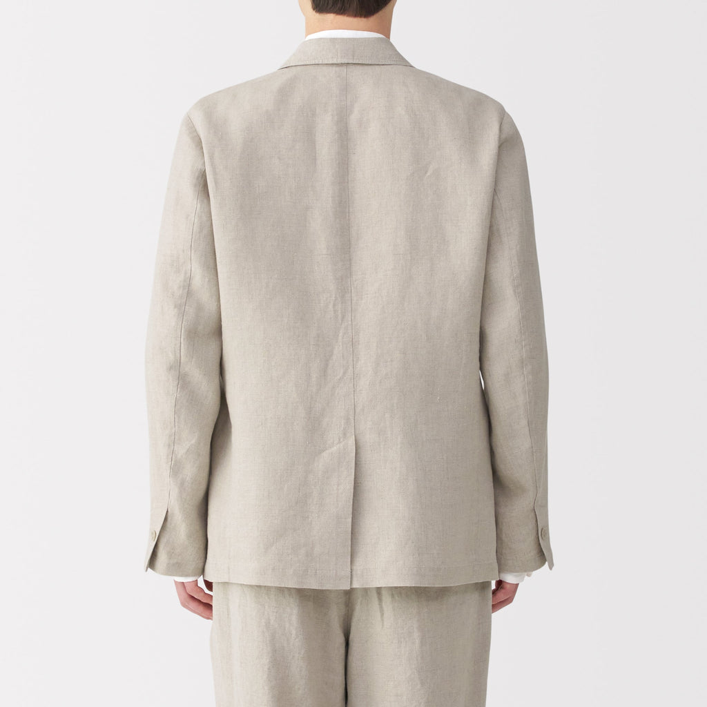 Men's Washed Linen Jacket