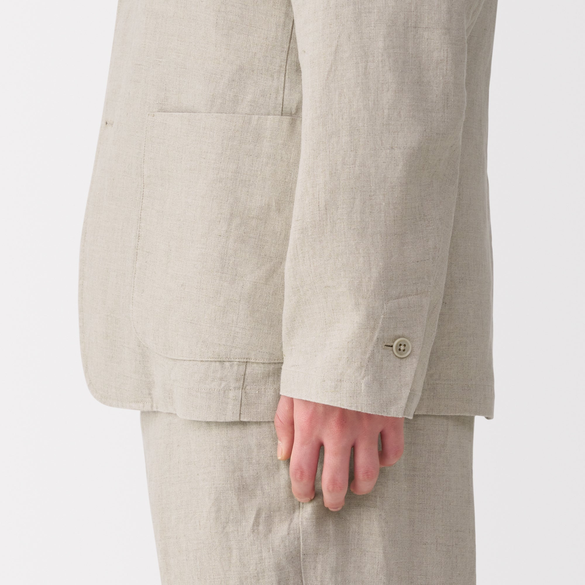 Men's Washed Linen Jacket