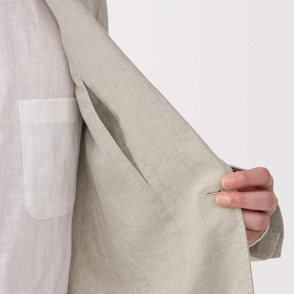 Men's Washed Linen Jacket
