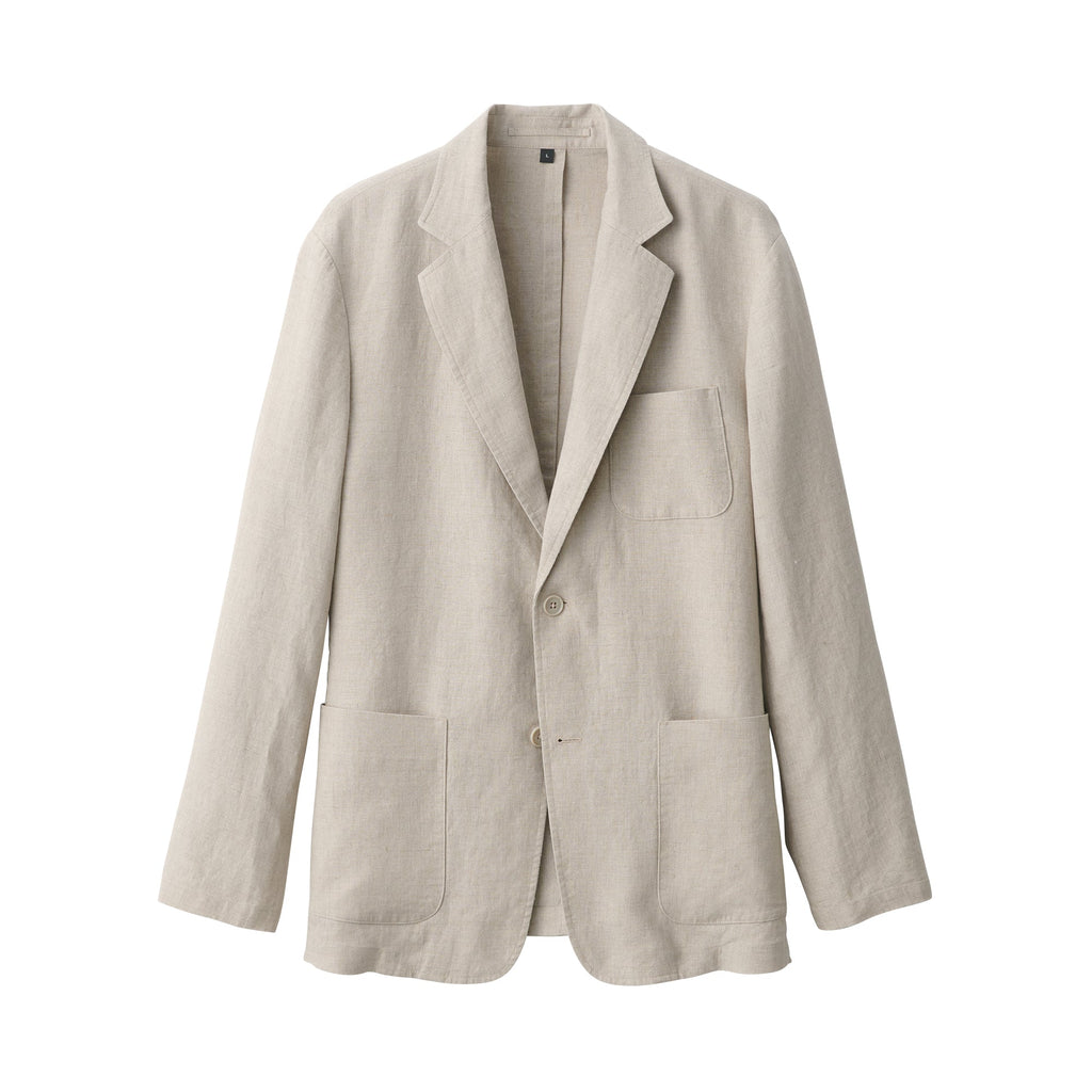 Men's Washed Linen Jacket