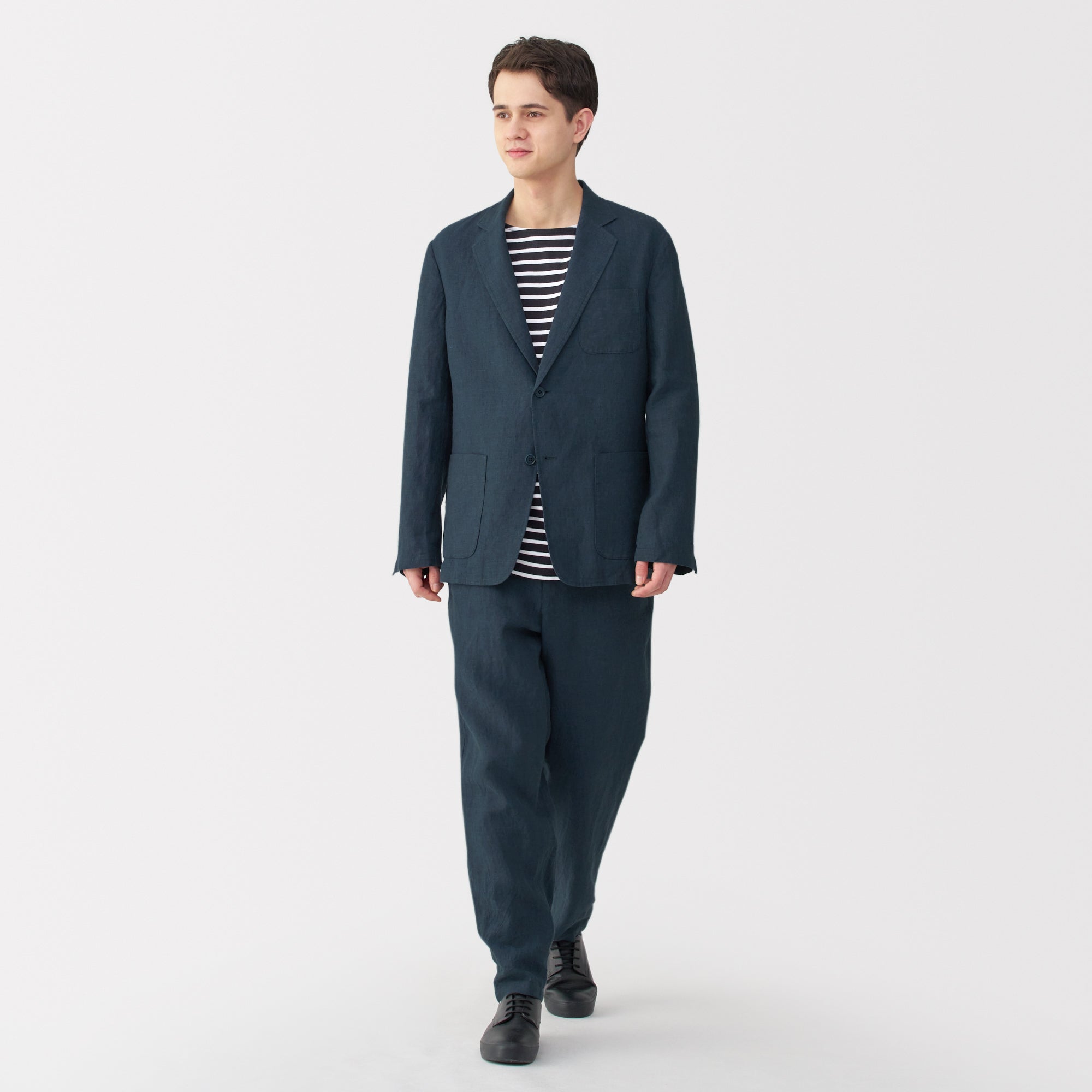 Men's Washed Linen Jacket