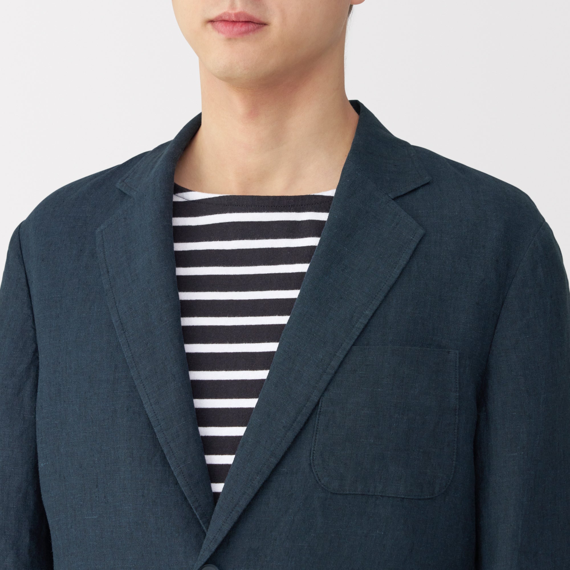 Men's Washed Linen Jacket