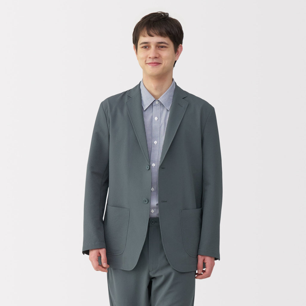 Men's Breathable Seersucker Jacket