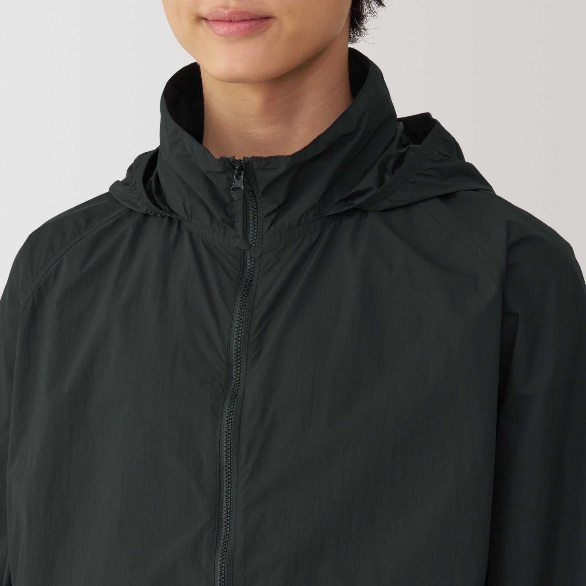 Men's Water Repellent Nylon Packable Windbreaker