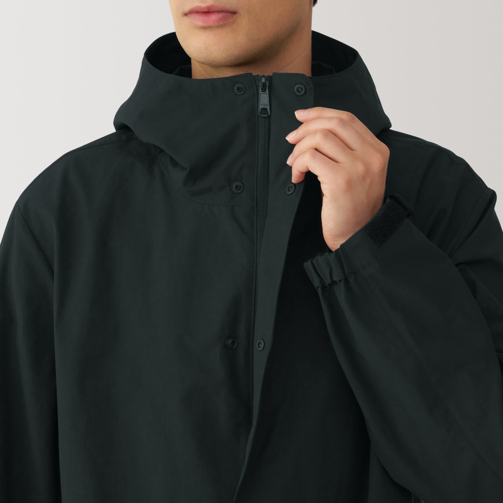 Men's Water Repellent Hooded Coat