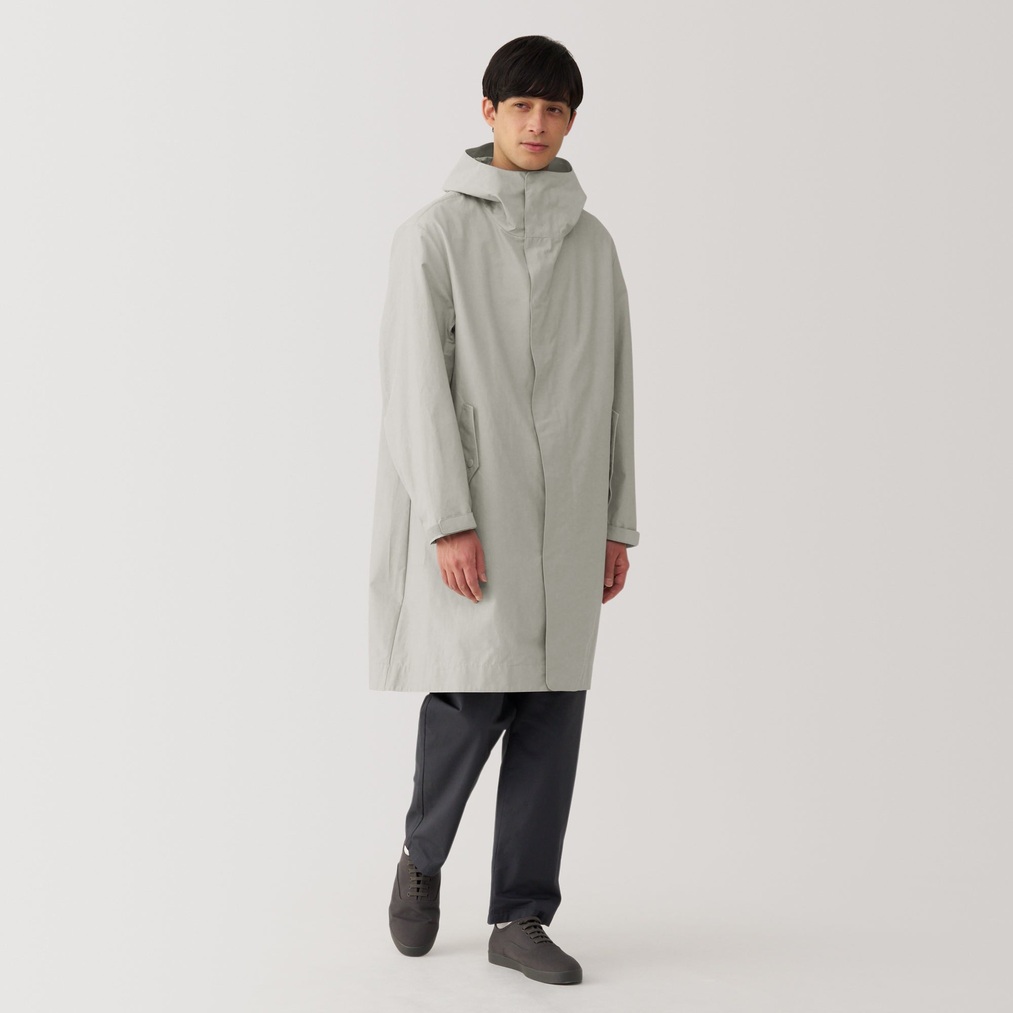 Men's Water Repellent Hooded Coat