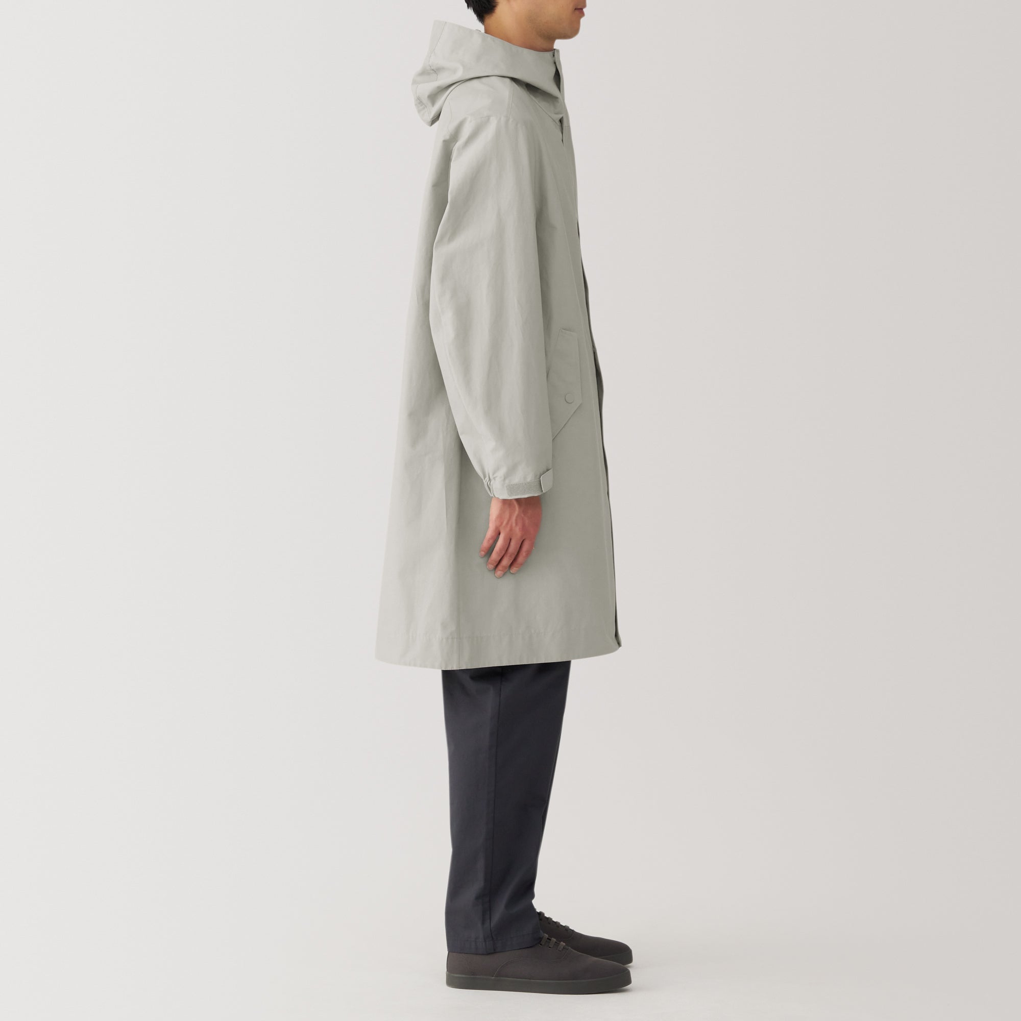 Men's Water Repellent Hooded Coat