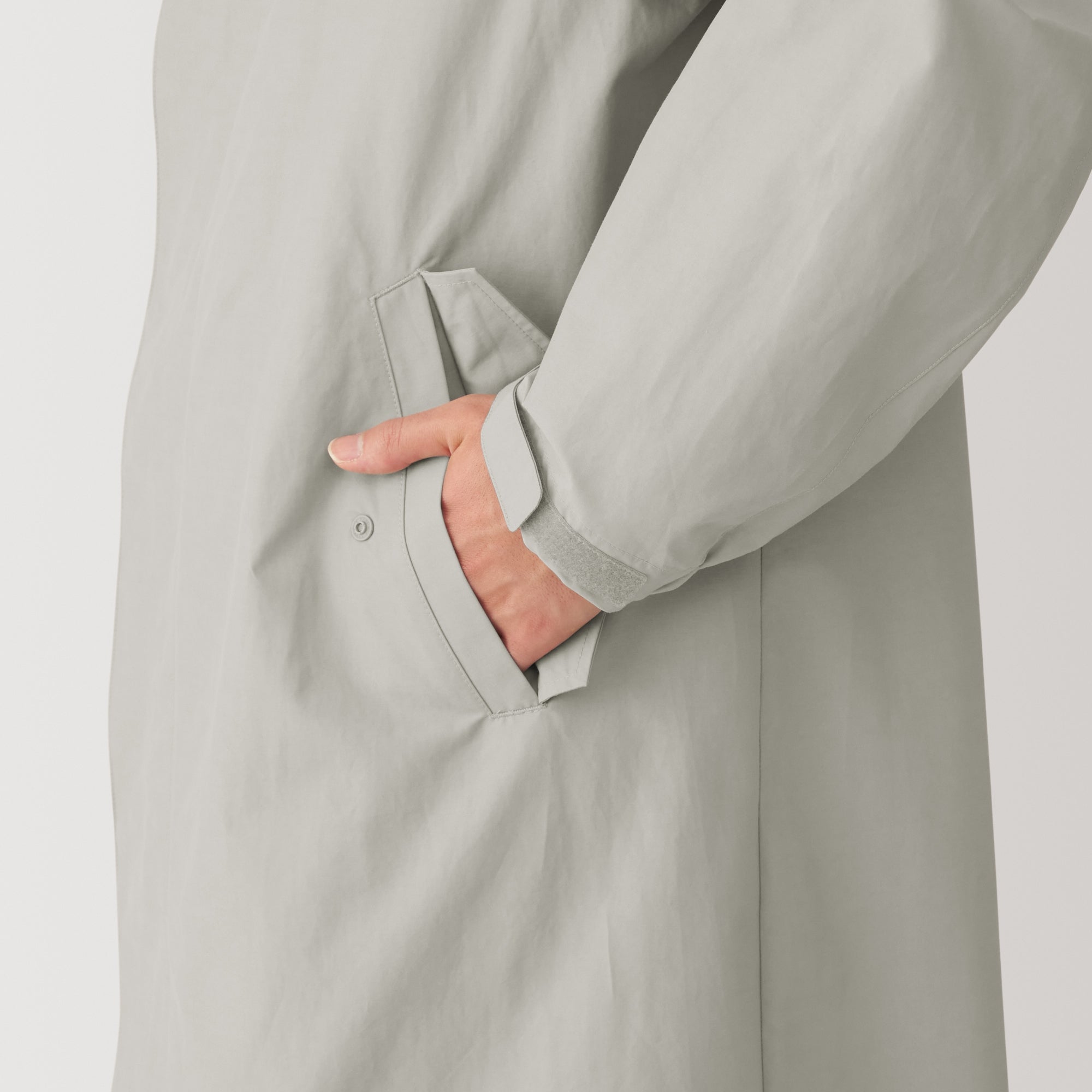 Men's Water Repellent Hooded Coat