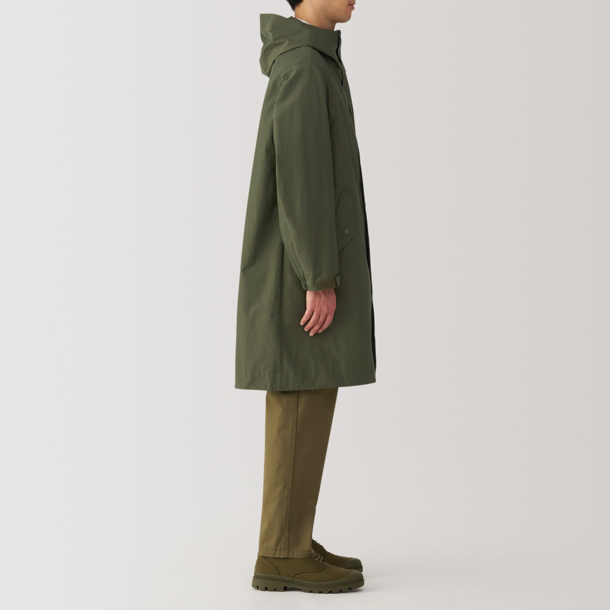 Men's Water Repellent Hooded Coat