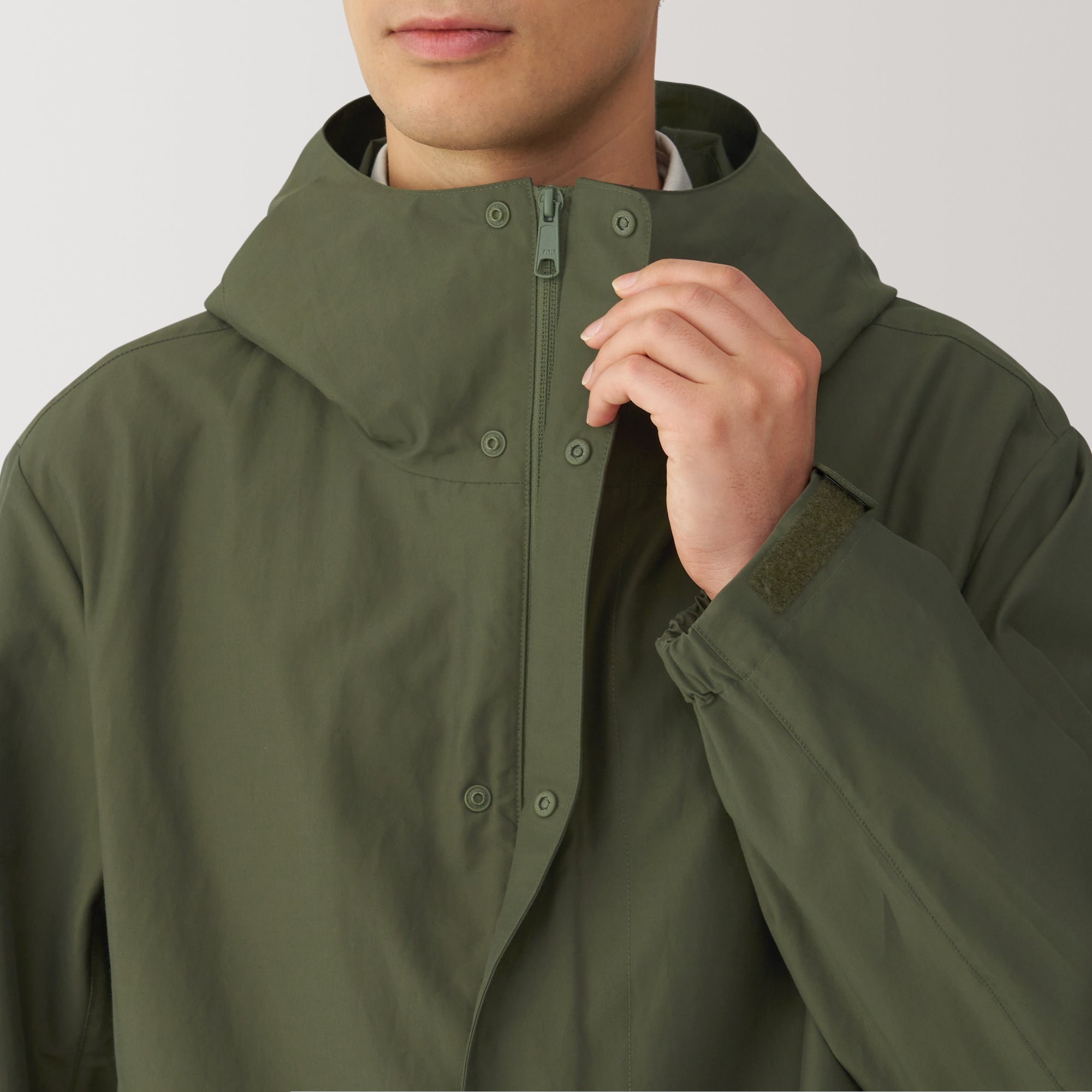 Men's Water Repellent Hooded Coat