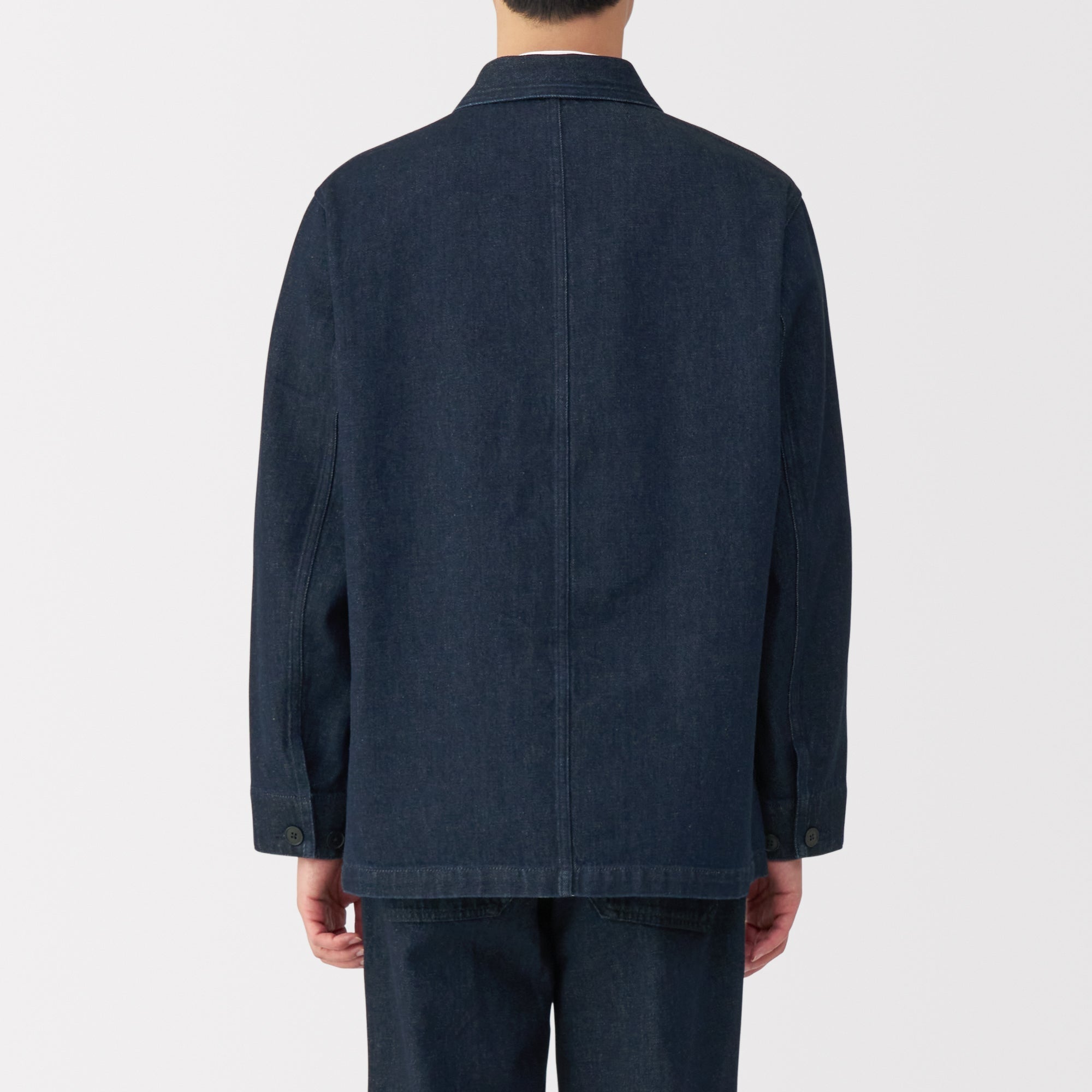 Men's Kapok Blend Denim Coverall Jacket