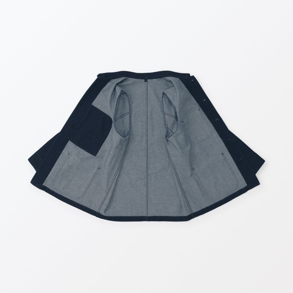 Men's Kapok Blend Denim Coverall Jacket