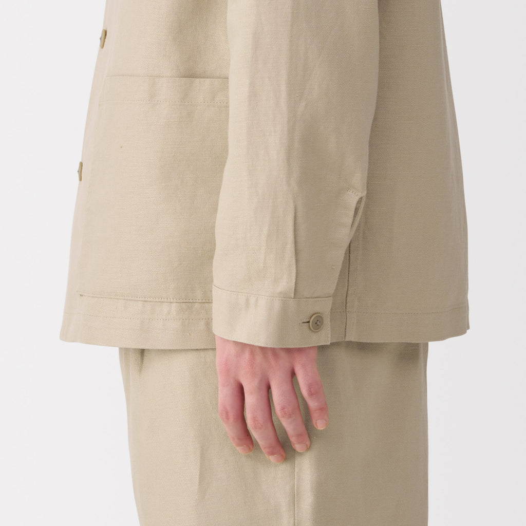 Men's Hemp Blend Twill Shirt Jacket