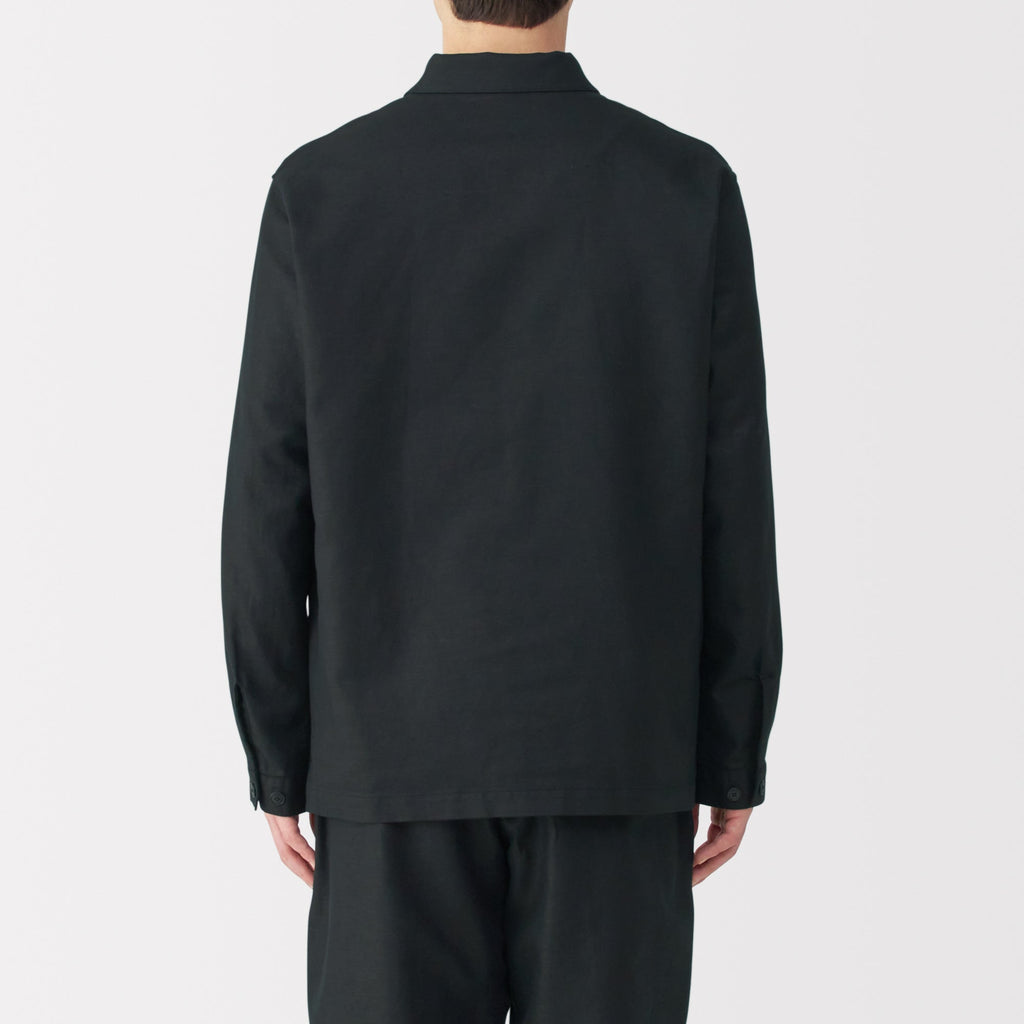 Men's Hemp Blend Twill Shirt Jacket