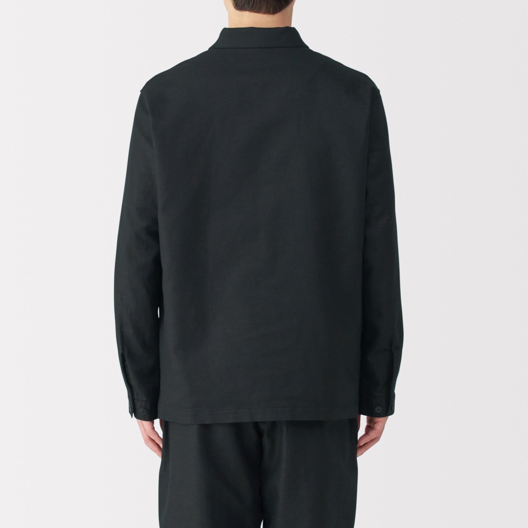 Men's Hemp Blend Twill Shirt Jacket