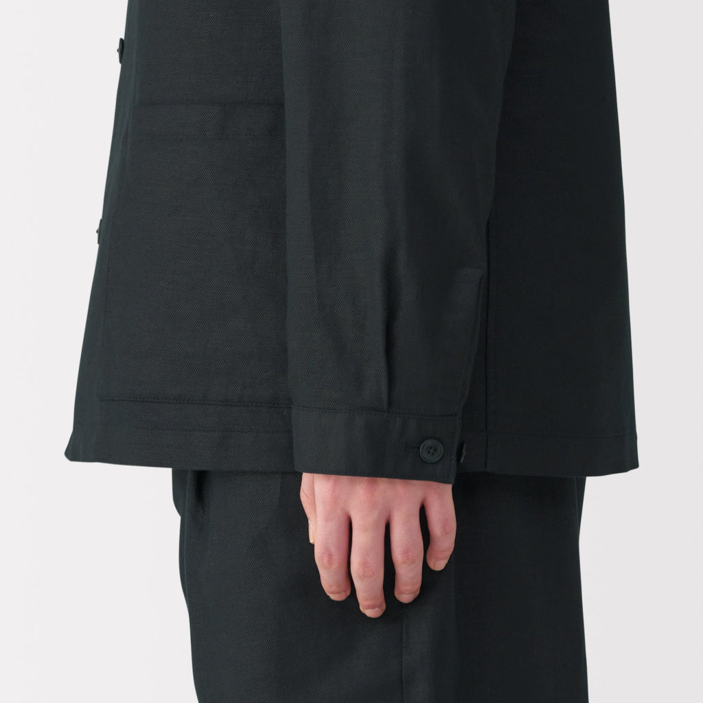 Men's Hemp Blend Twill Shirt Jacket