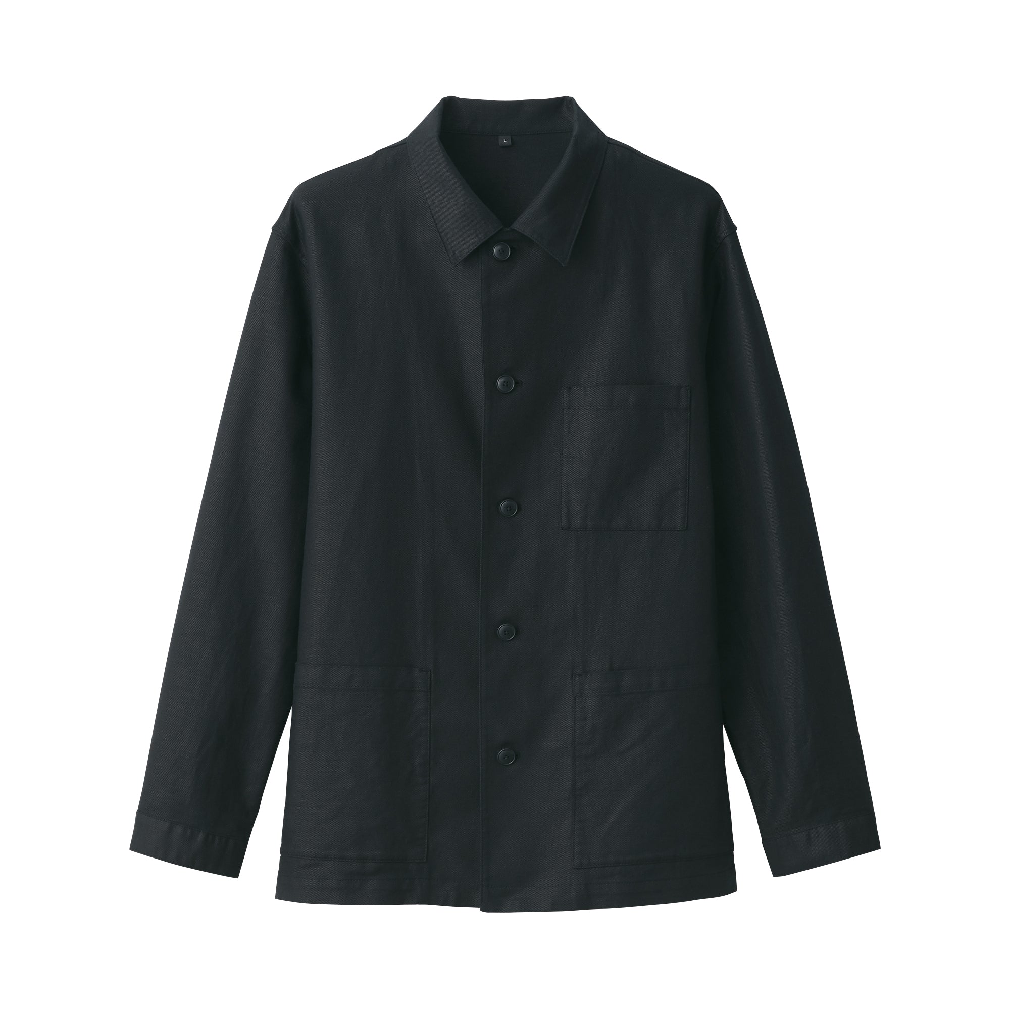 Men's Hemp Blend Twill Shirt Jacket