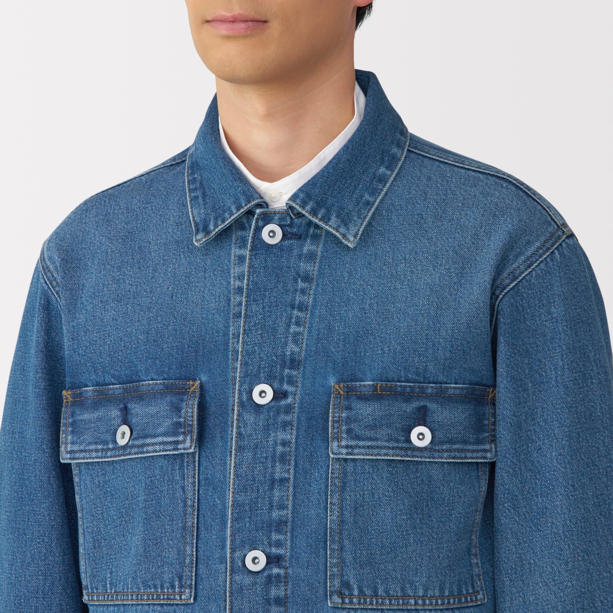 Kapok Blend Denim Jacket