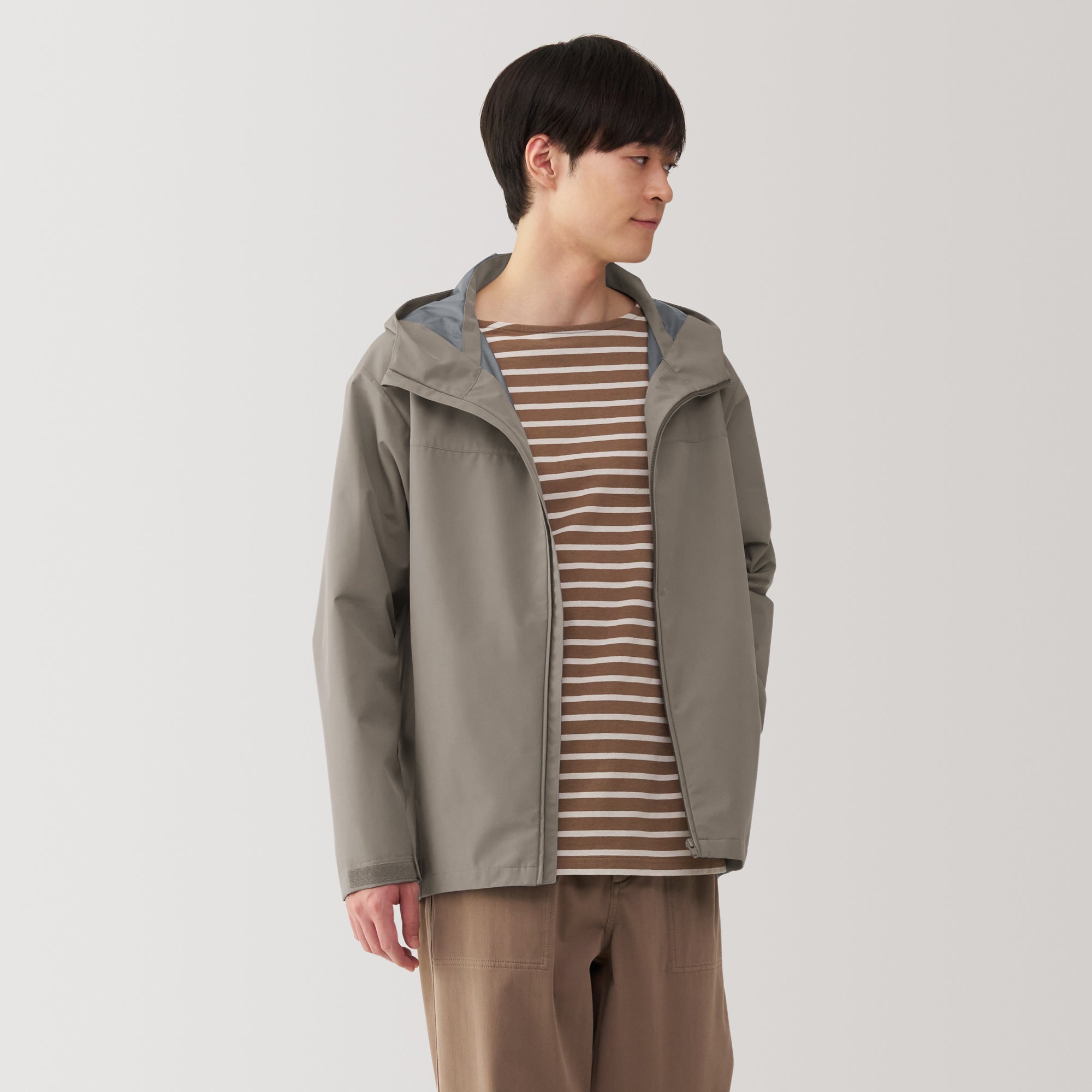 Men's Water Repellent Hooded Jacket