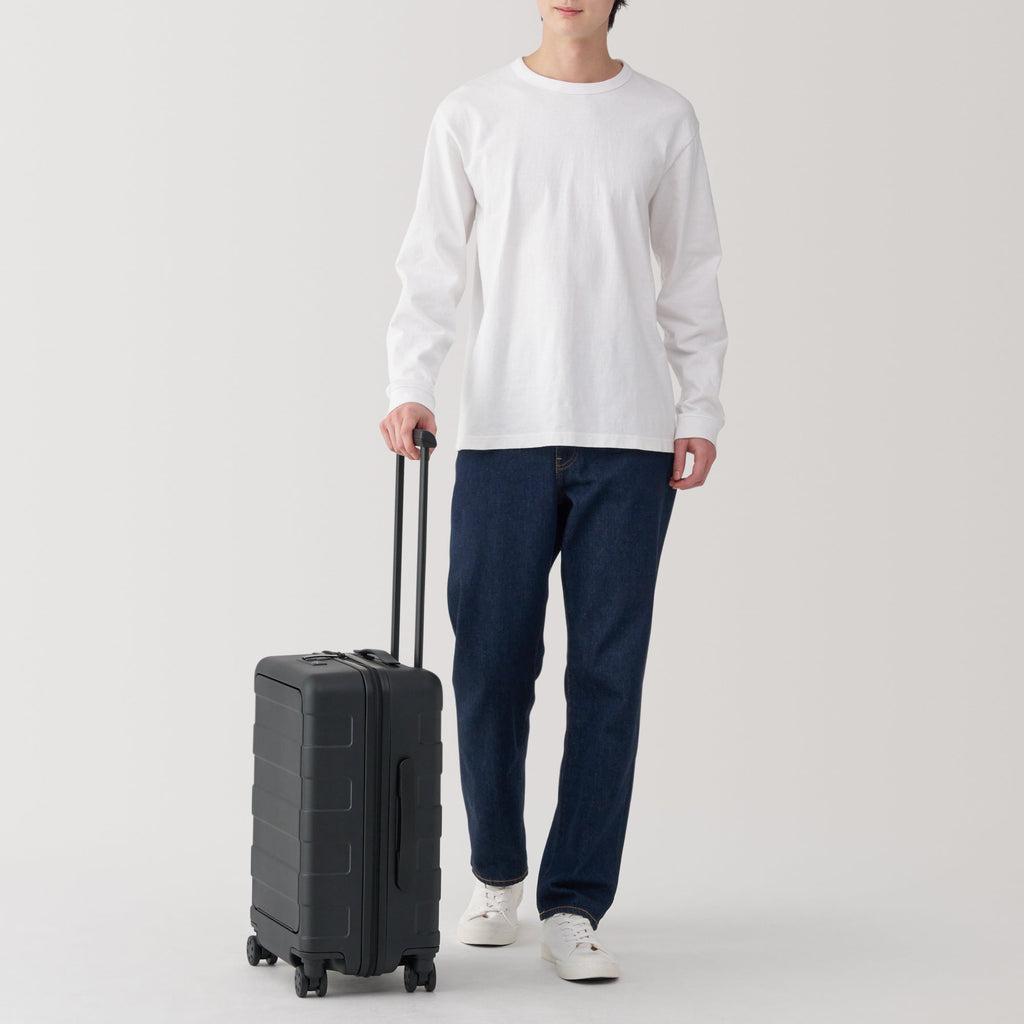 Adjustable Handle Front Open Hard Shell Suitcase 32L | Carry-On