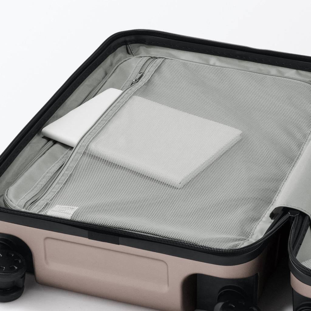 Adjustable Handle Front Open Hard Shell Suitcase 32L | Carry-On