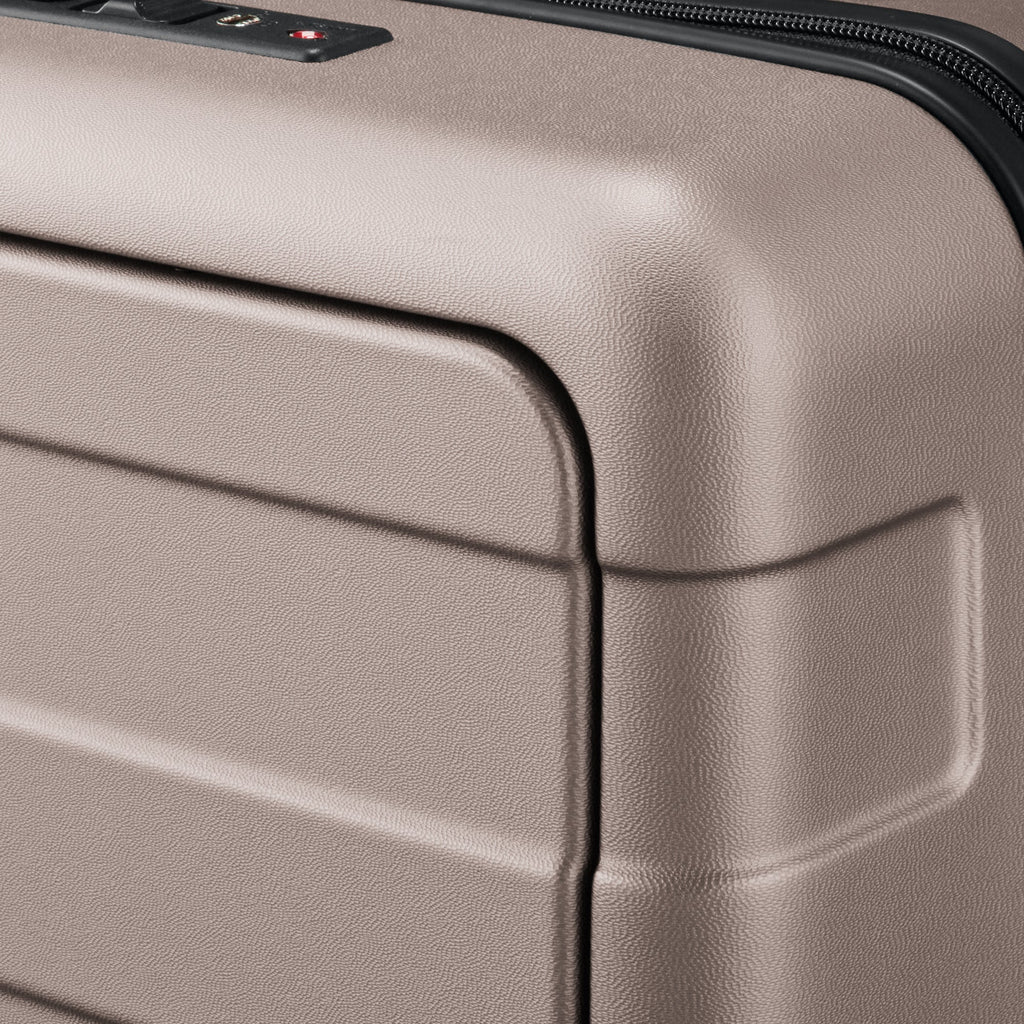 Adjustable Handle Front Open Hard Shell Suitcase 32L | Carry-On