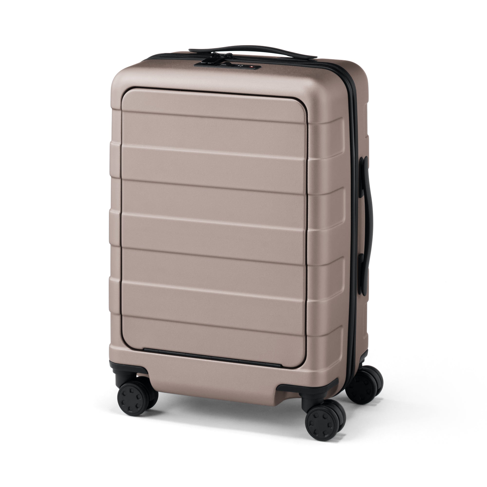 Adjustable Handle Front Open Hard Shell Suitcase 32L | Carry-On