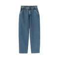 Kapok Blend Denim Wide Tapered Pants