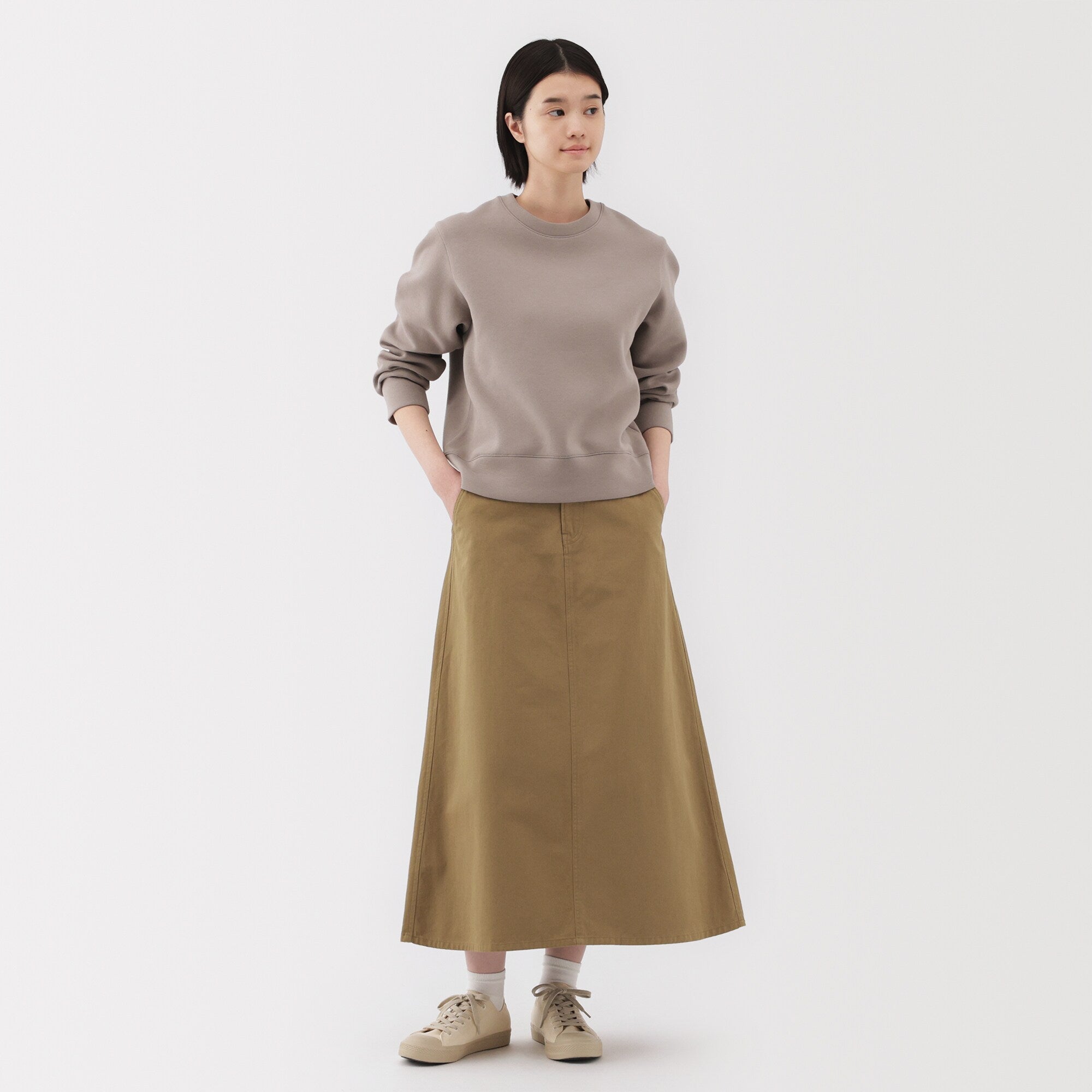 Women's Chino A-Line Skirt