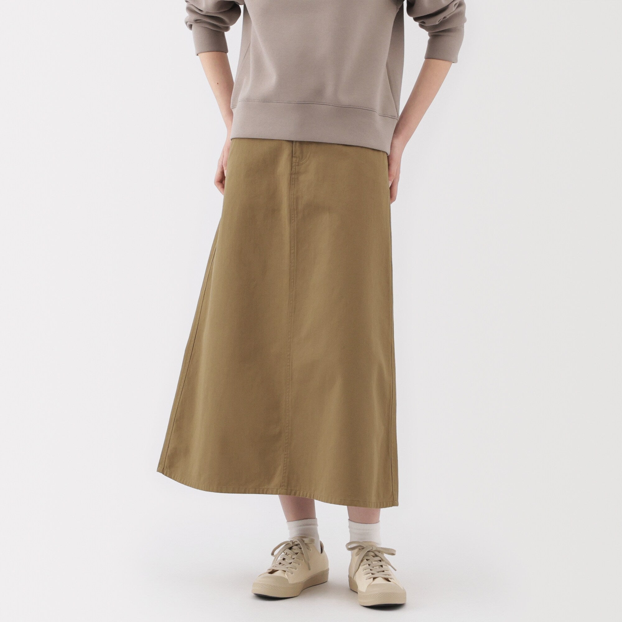 Women's Chino A-Line Skirt